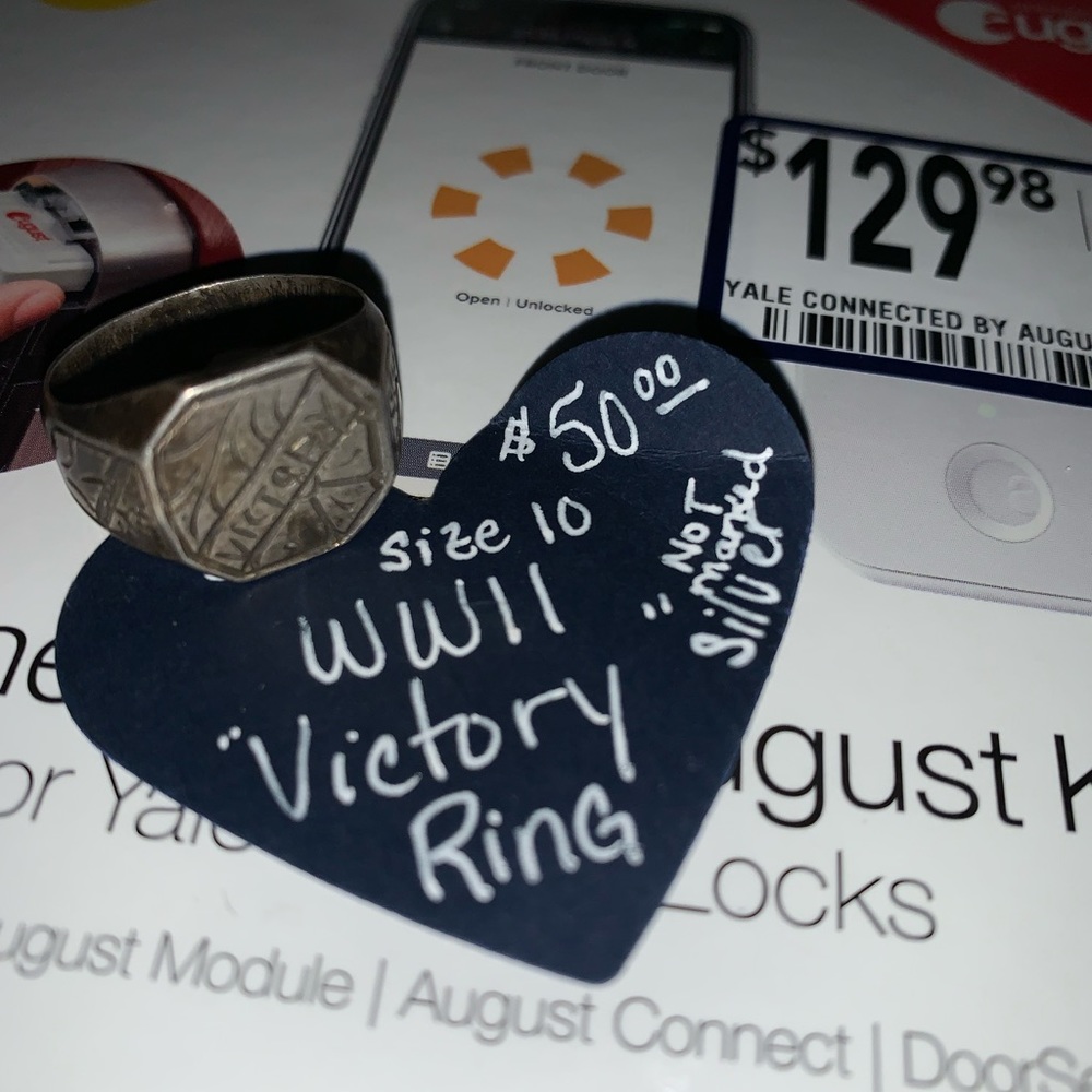 WW2 silver ring